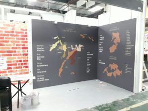 玖陽視覺 世貿三館台北葡萄酒展 大圖輸出 貼圖施工